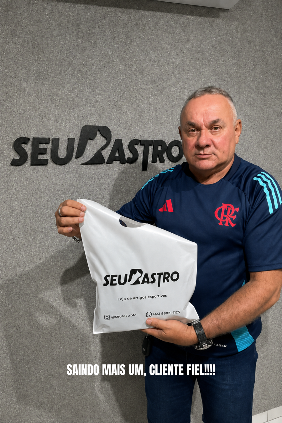 Foto de cliente da Seu Rastro