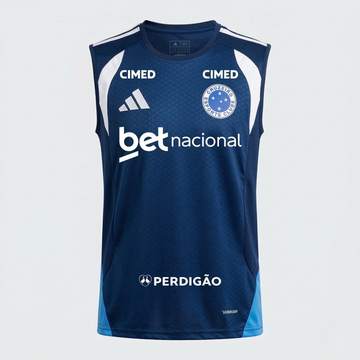 Camisa Regata Cruzeiro Treino 26/27 Patrocinadores