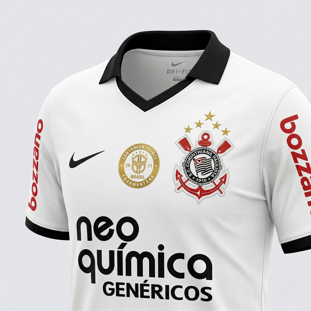 Camisa Retrô Corinthians 2012 Titular