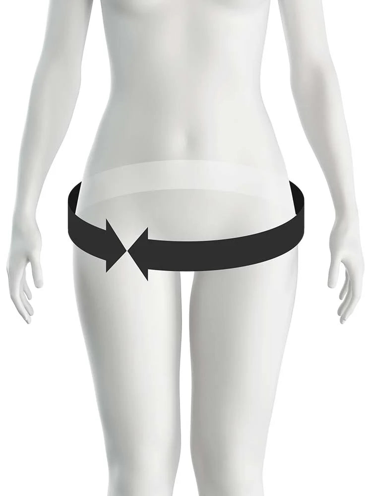 Medida de quadril feminino