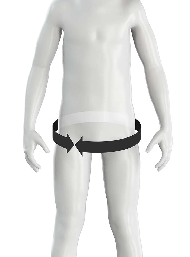Medida de quadril infantil